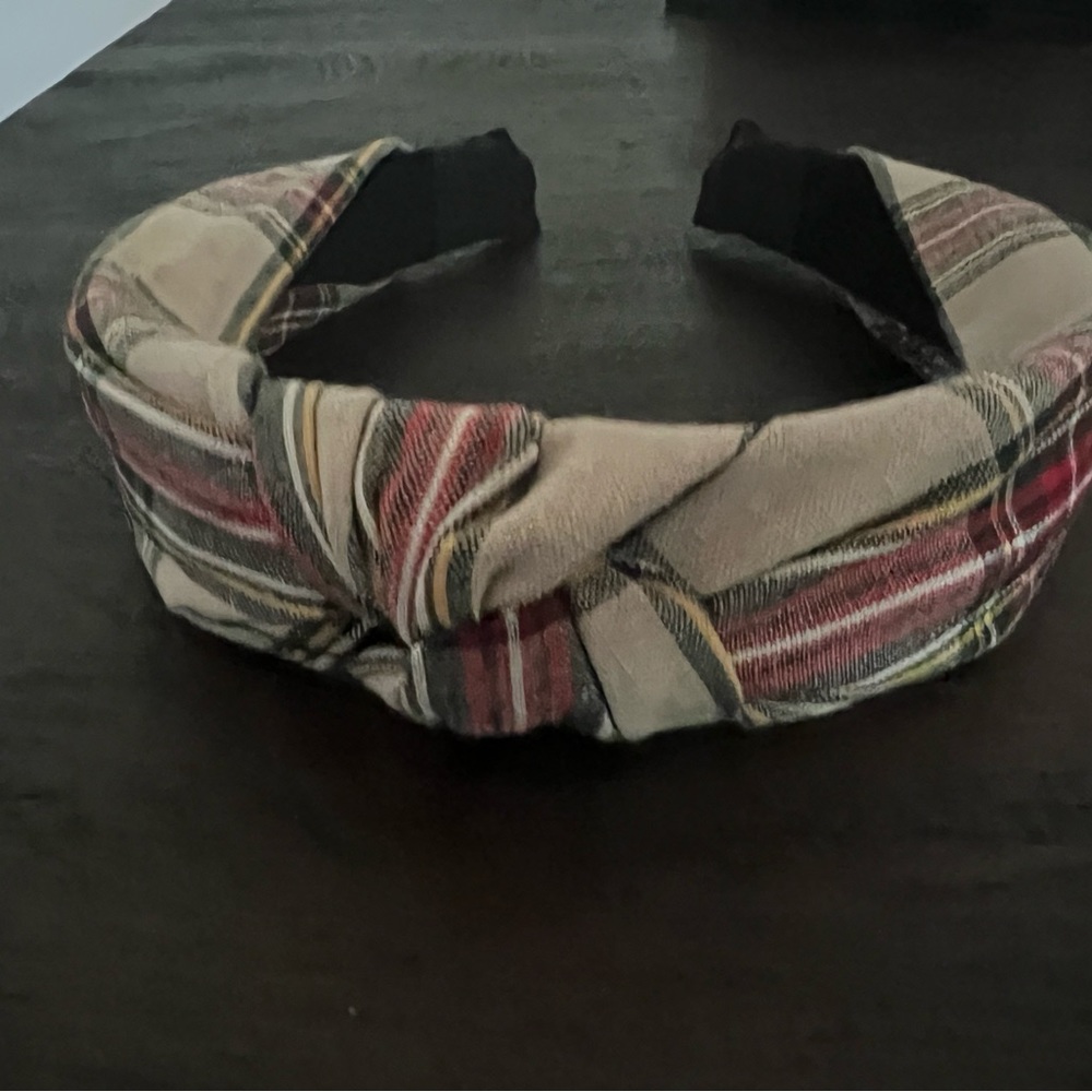 Plaid Headband NWT